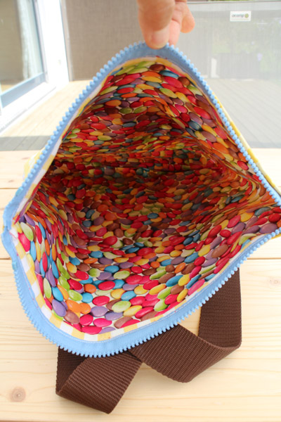 Bibliothek-Tasche, handmadetasche, kindertasche, geschenkidee