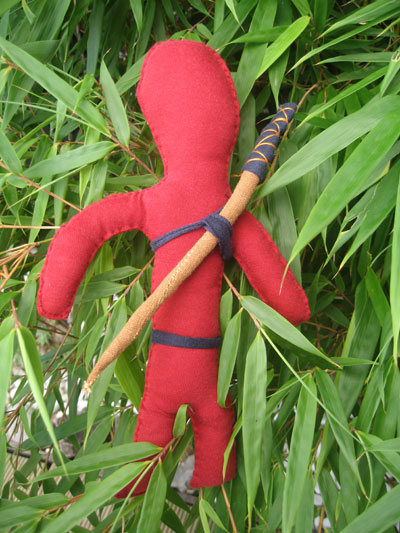ninja-stoffpuppe
