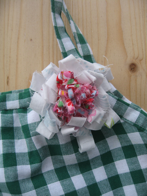 stofftasche_handmade_grün karo