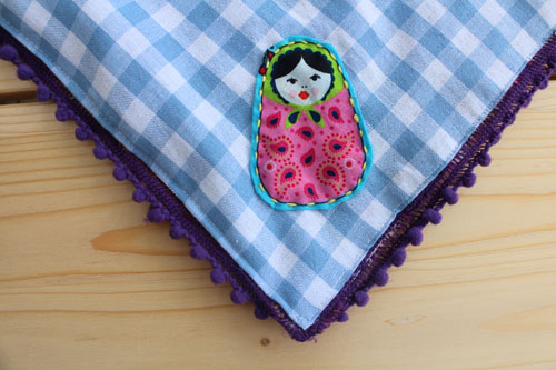 kinder Tuch_ mit eigenem Namen_ mit gewünschter Applikation_handmade kinderkleid